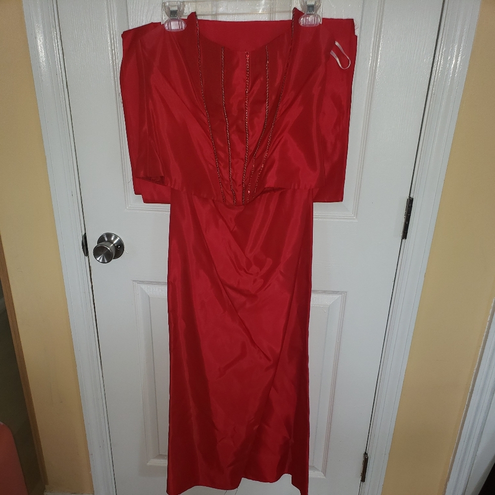 Jessica McClintock 2 piece dress with wrap